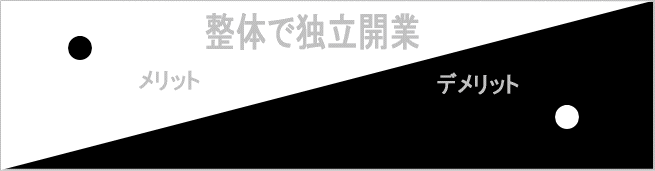 独立開業メリットデメリット