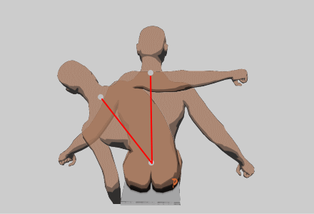 脊椎胸腰部側屈のROM